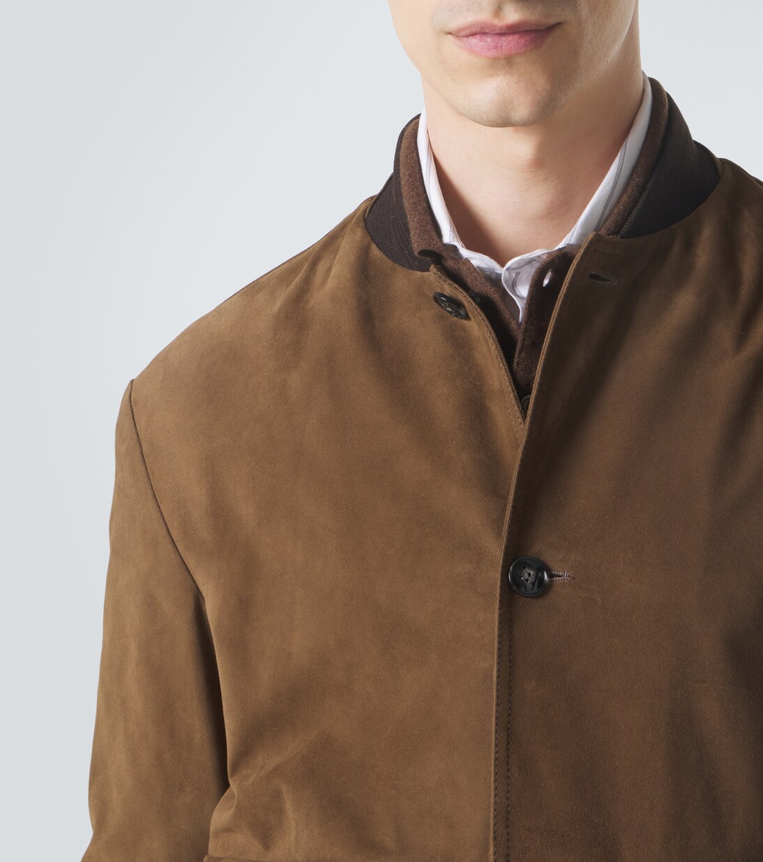 Bomberjacke aus Veloursleder | Kiton