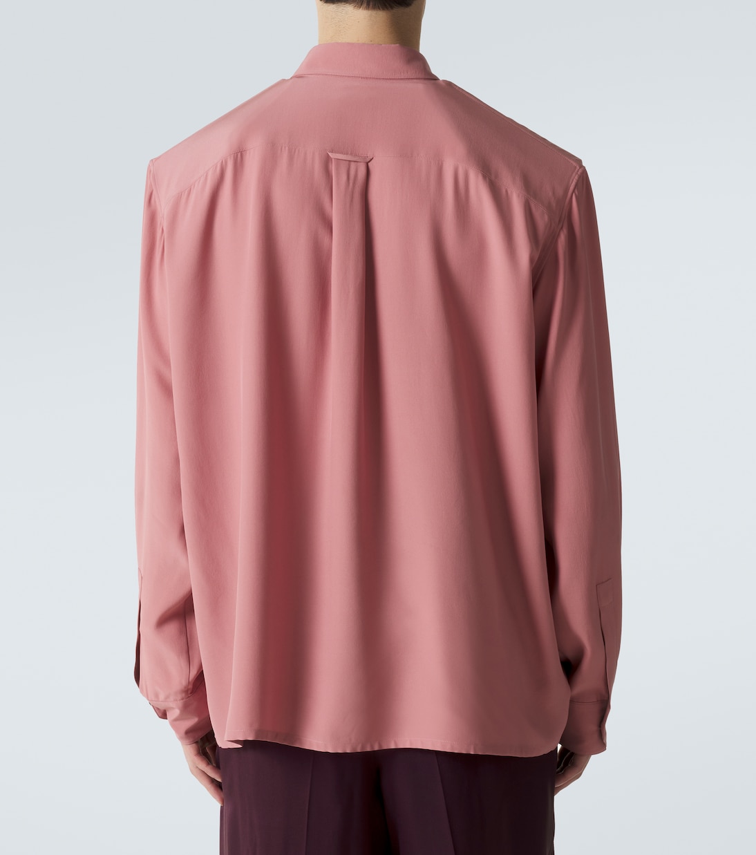 Silk crêpe satin shirt | Saint Laurent