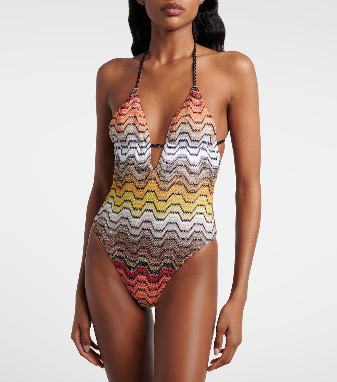 Bañador halter de lamé | Missoni