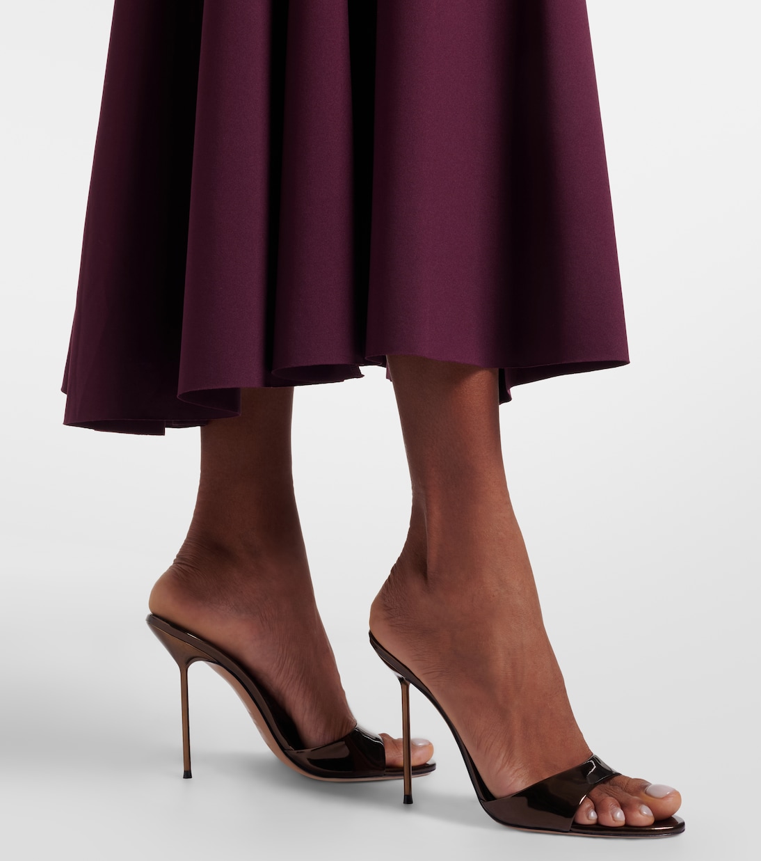 Pantoletten Lidia 105 aus Metallic-Leder | Paris Texas