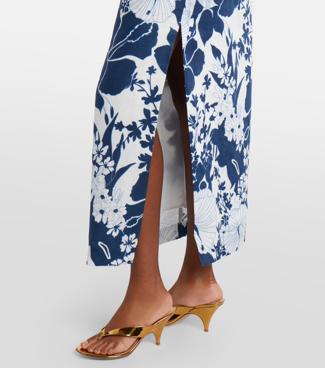 Paradiso floral linen maxi dress | SIR