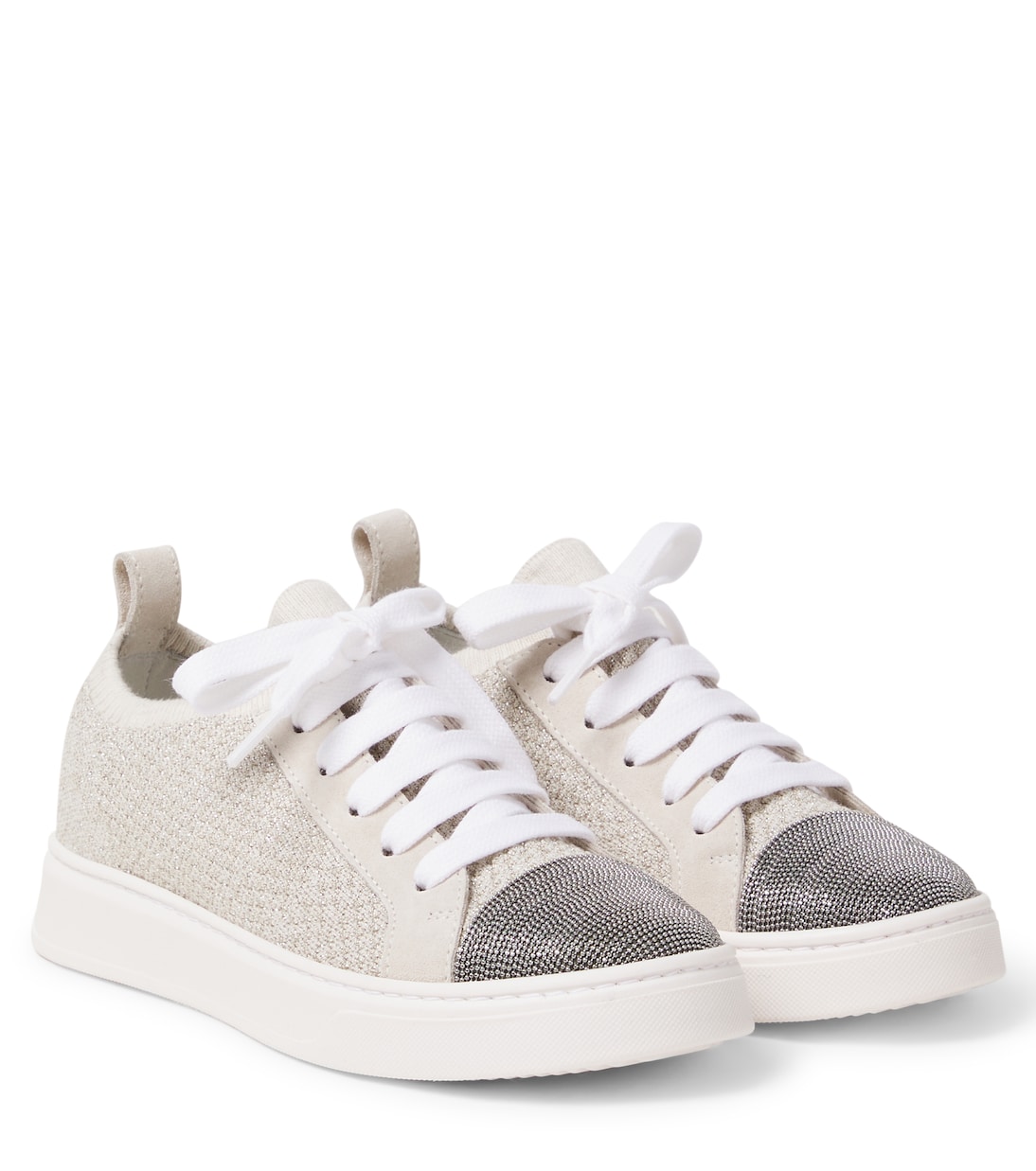 Sneakers Monili in maglia | Brunello Cucinelli Kids