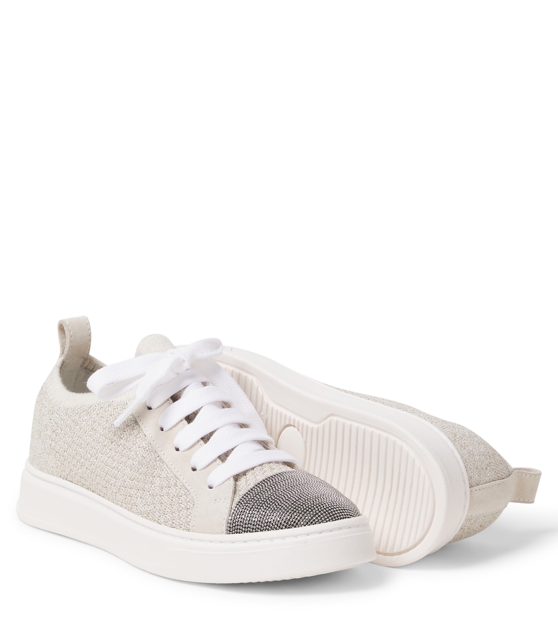 Sneakers Monili in maglia | Brunello Cucinelli Kids