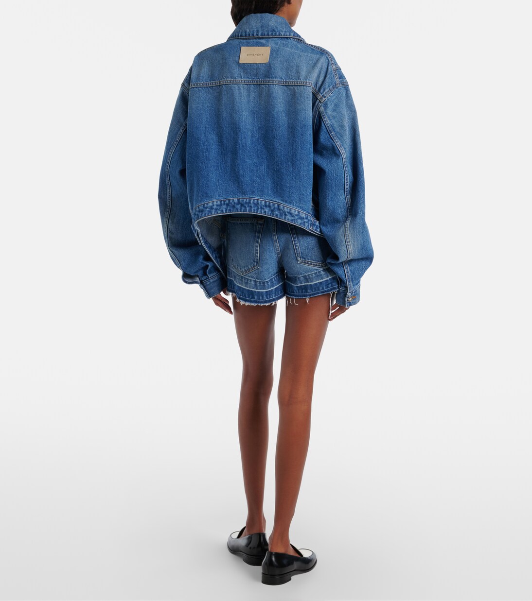 Mid-rise denim shorts | Givenchy