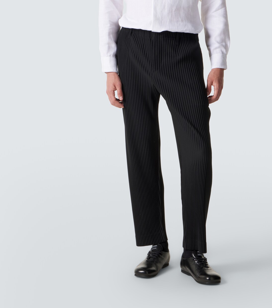 Basics pleated straight pants | Homme Plissé Issey Miyake