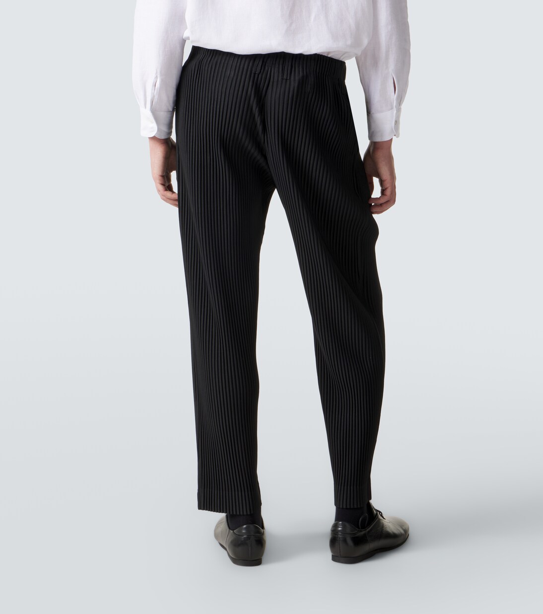 Basics pleated straight pants | Homme Plissé Issey Miyake