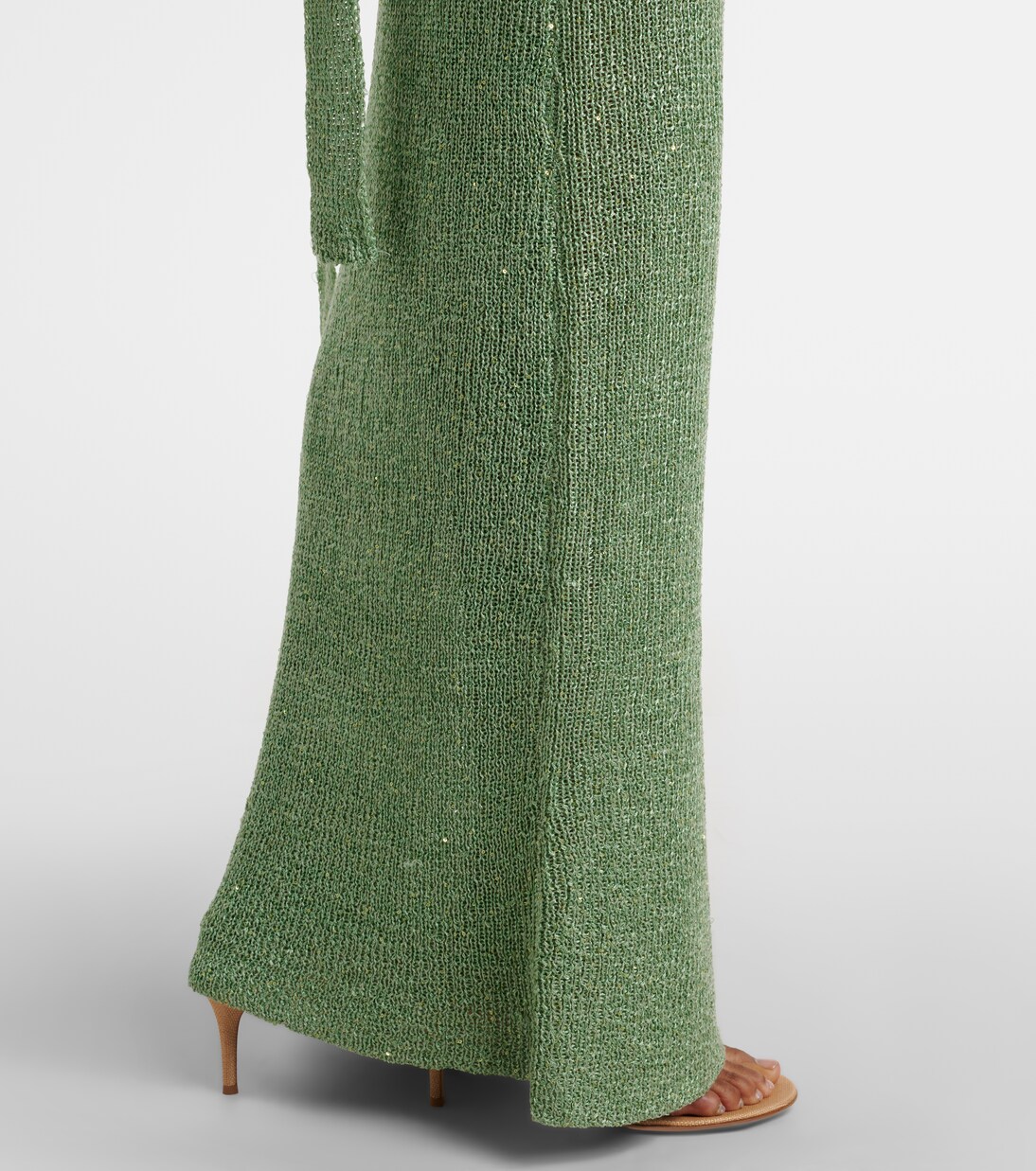 Aretha sequined one-shoulder maxi dress | Bananhot