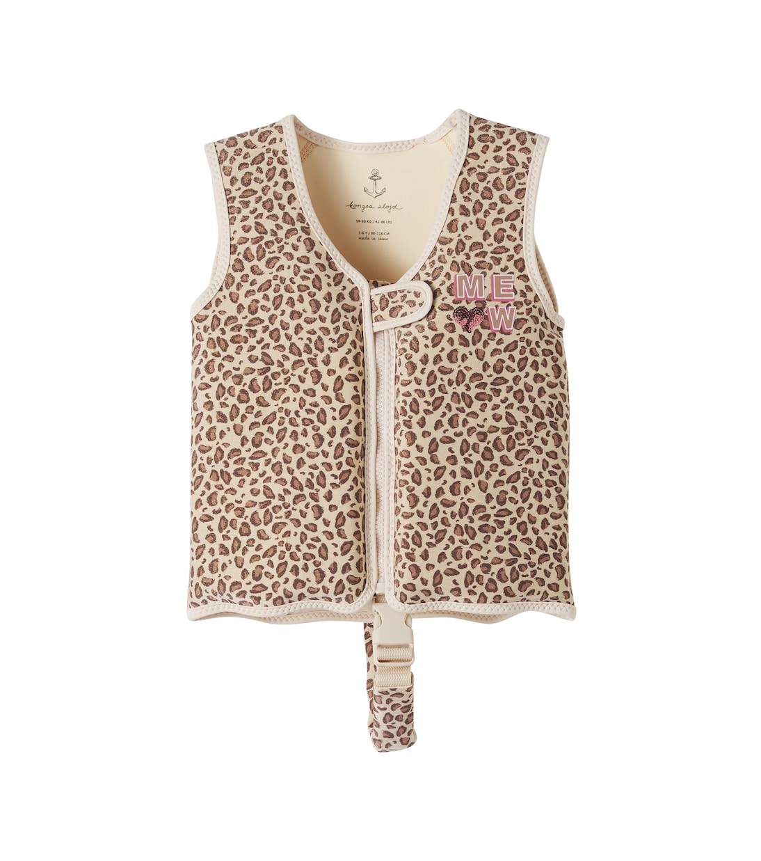 Kitty leopard-print embellished swim vest | Konges Sløjd