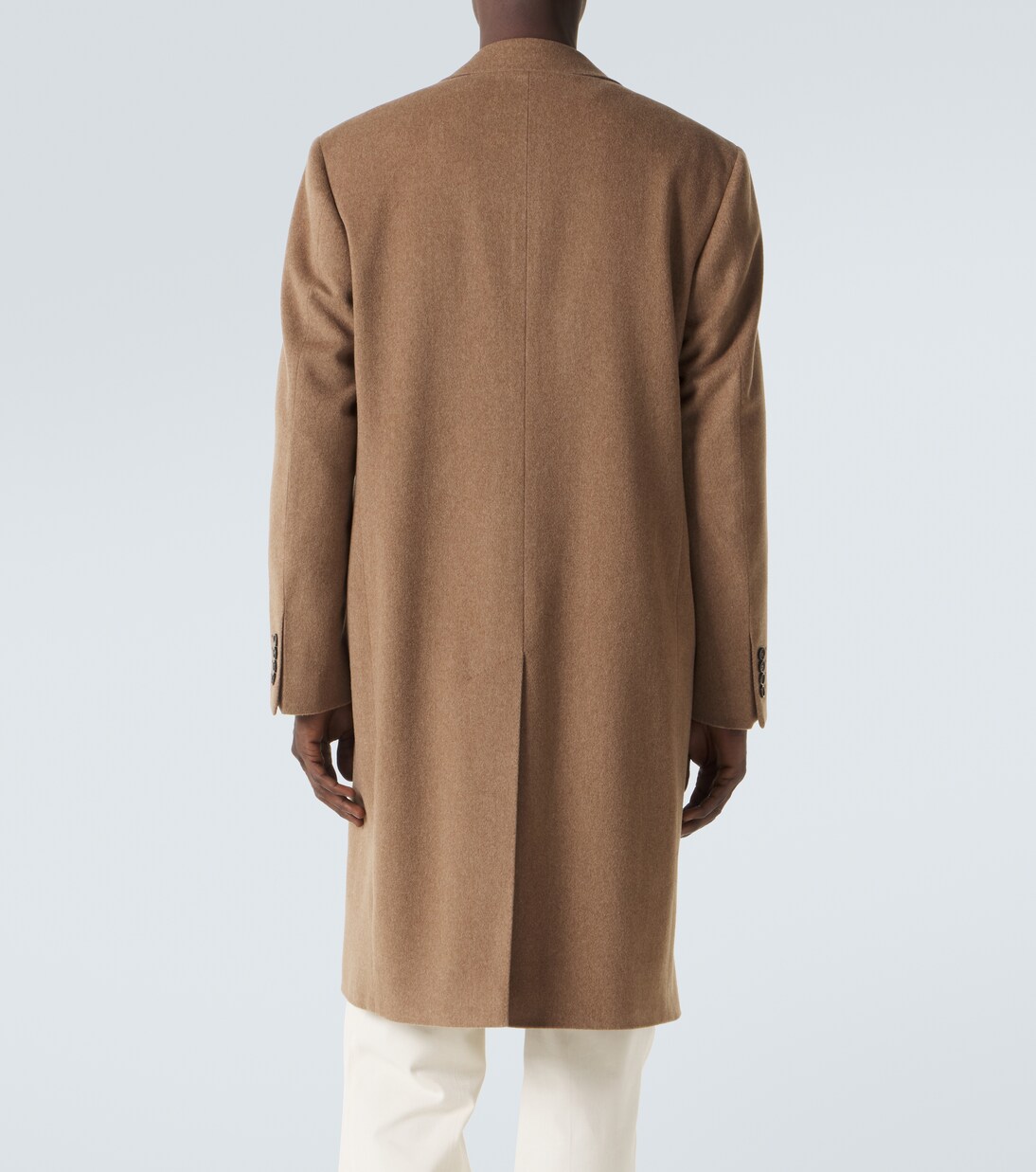 Single-breasted wool coat | Canali