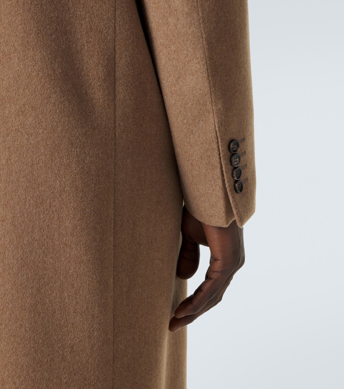 Single-breasted wool coat | Canali