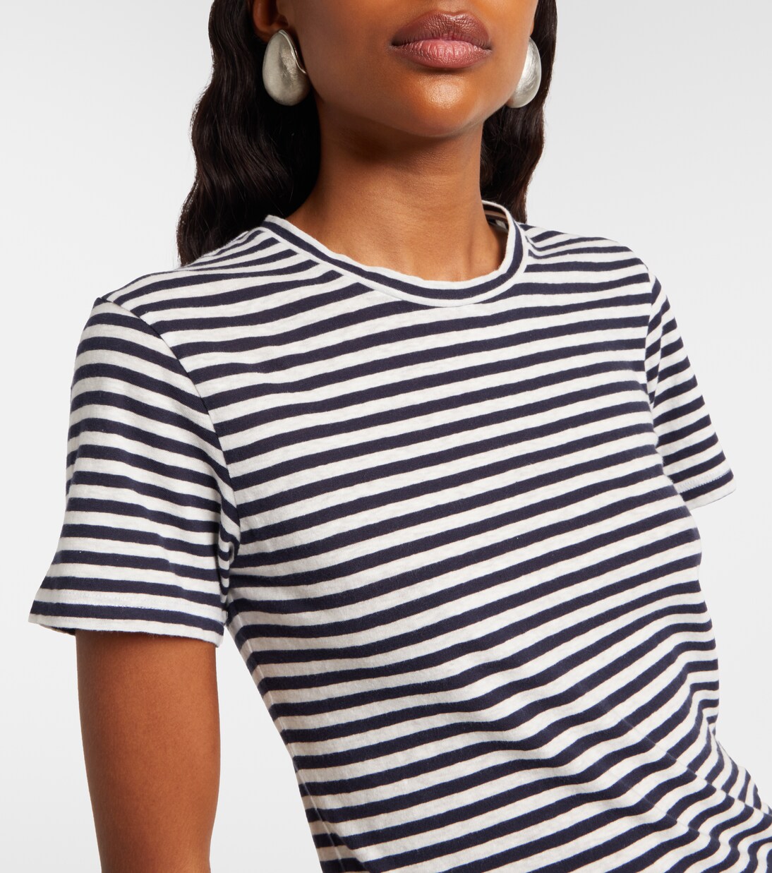 Lana striped cotton jersey T-shirt | Nili Lotan