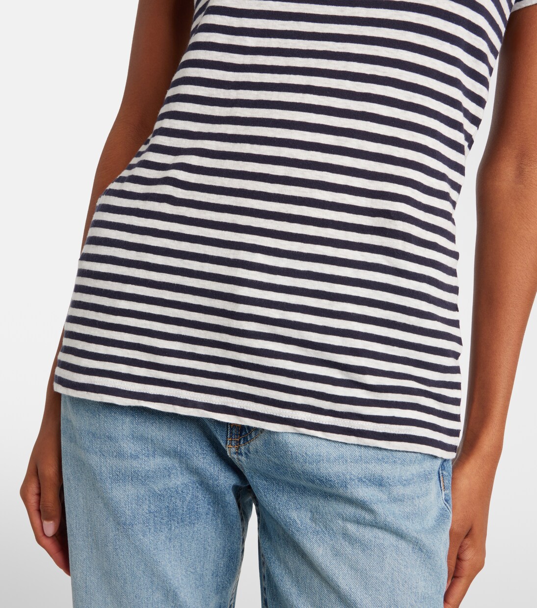 Lana striped cotton jersey T-shirt | Nili Lotan