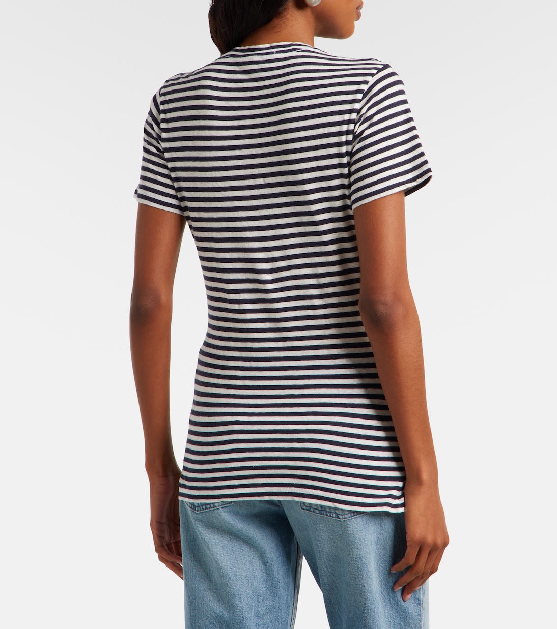 Lana striped cotton jersey T-shirt | Nili Lotan