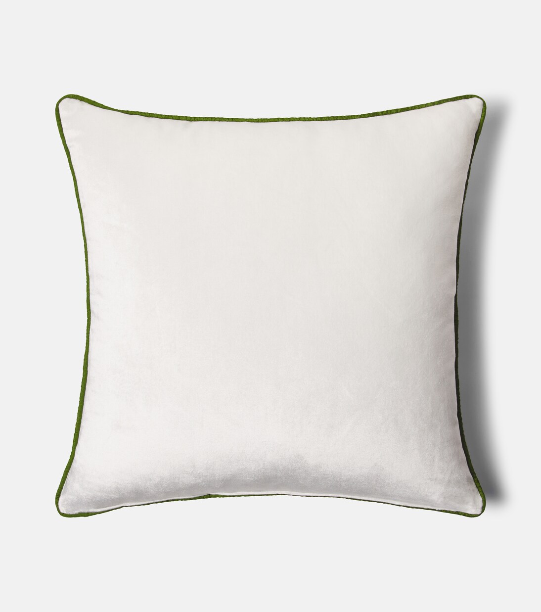 Embroidered cotton velvet cushion | Les-Ottomans