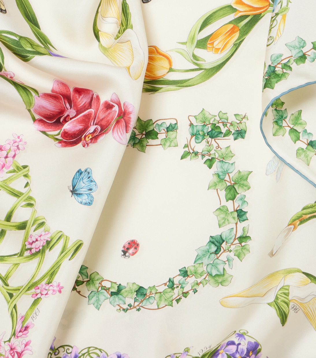 Pañuelo de seda floral | Ferragamo