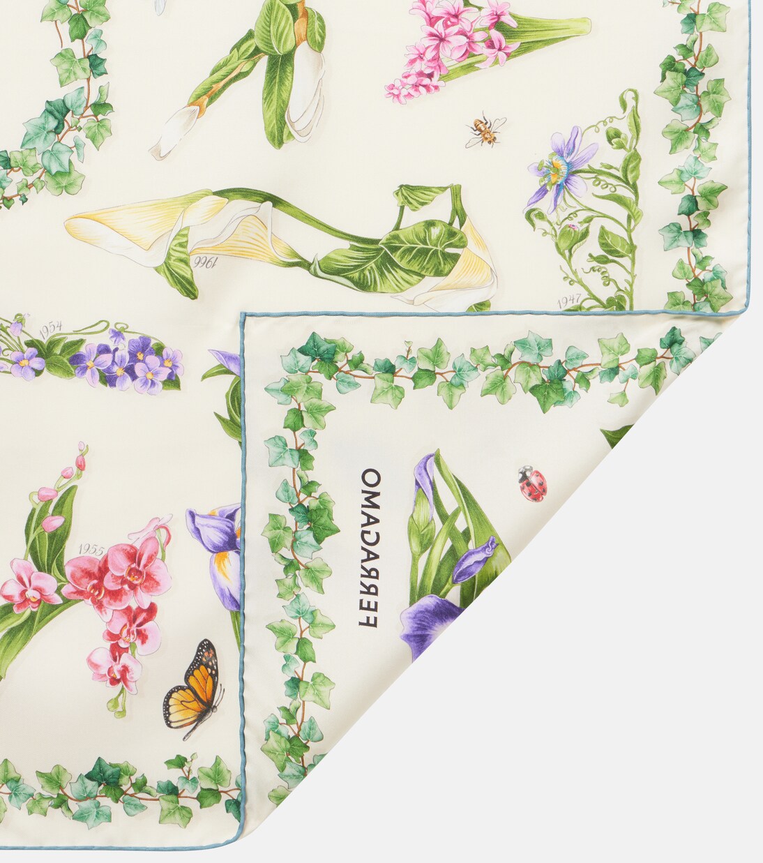Pañuelo de seda floral | Ferragamo