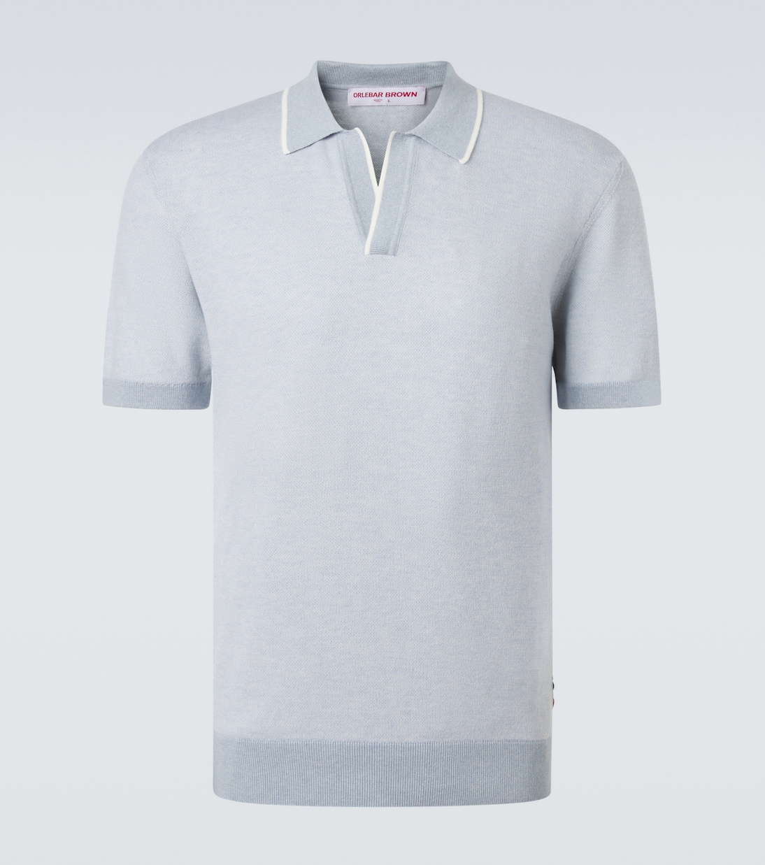 Horton cotton and wool piqué polo shirt | Orlebar Brown