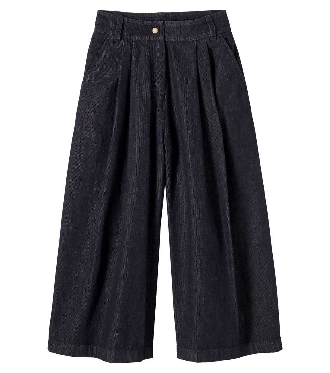 Pleated wide-leg jeans | Moncler Enfant