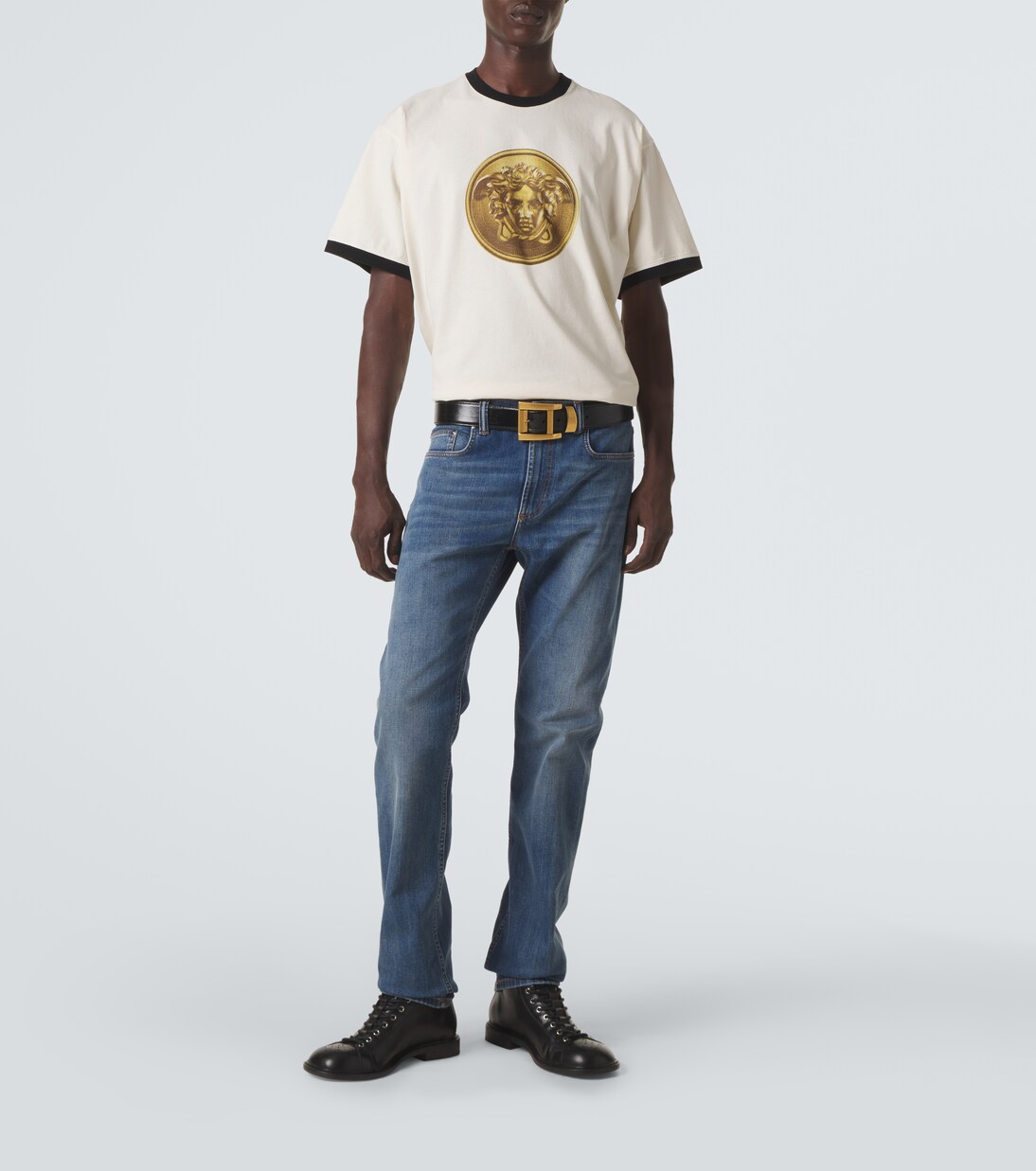 Medusa cotton jersey T-shirt | Versace