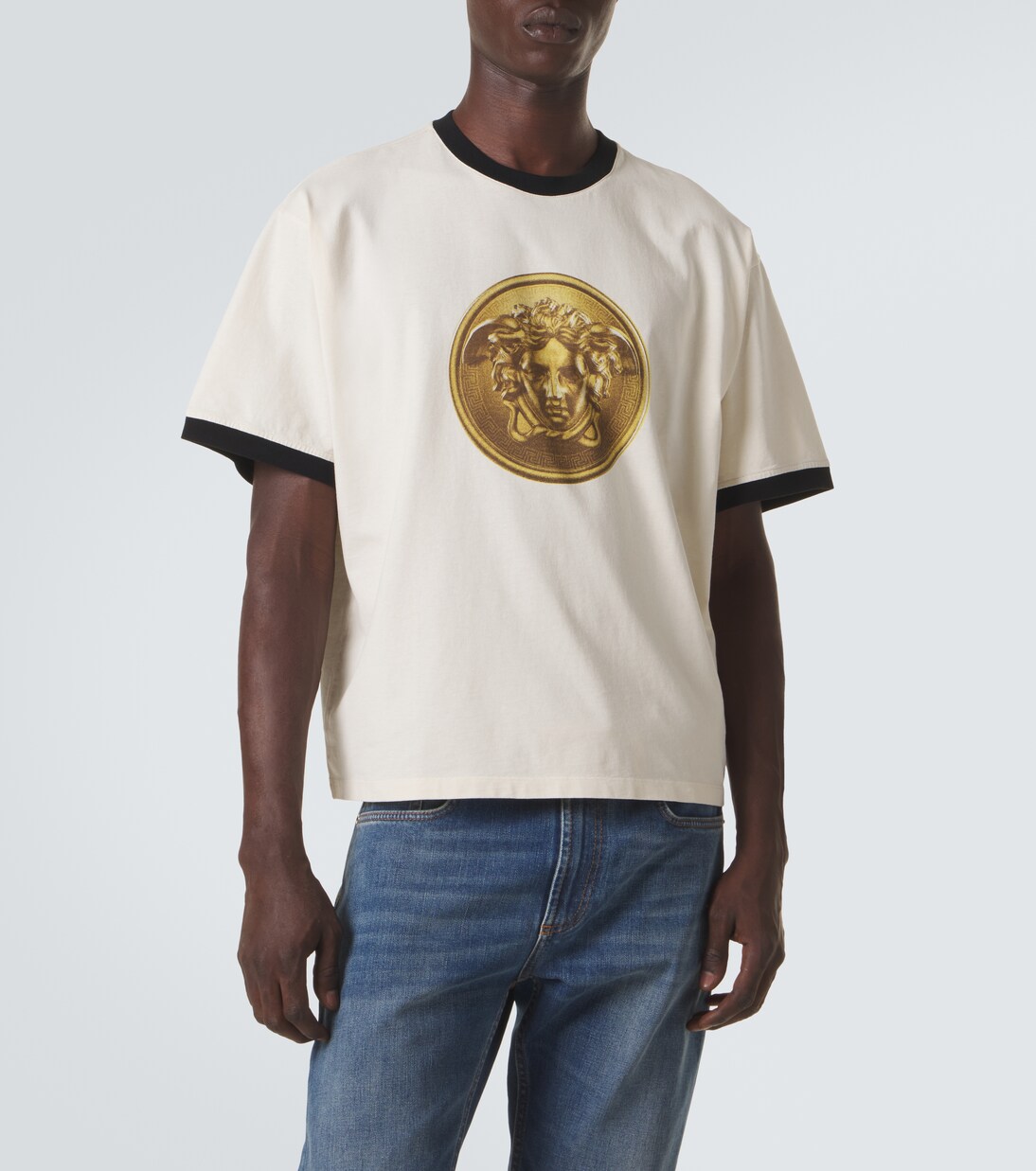 Medusa cotton jersey T-shirt | Versace