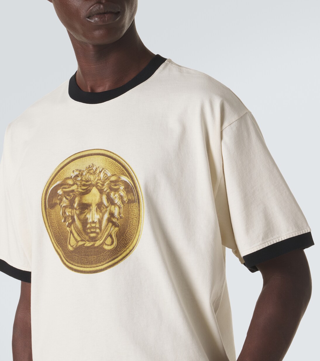 Medusa cotton jersey T-shirt | Versace