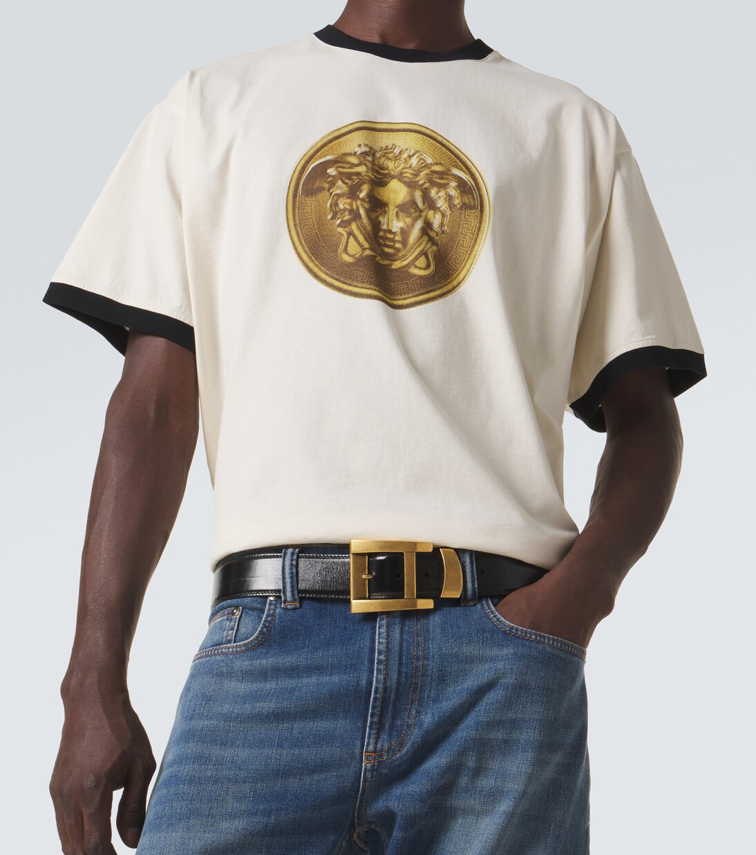 Medusa cotton jersey T-shirt | Versace