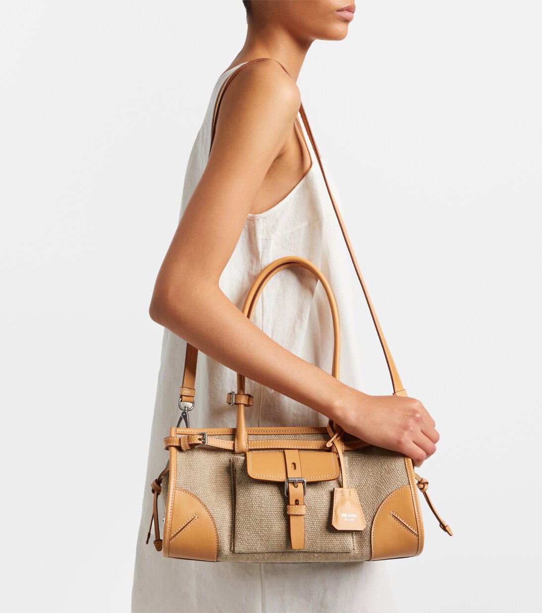 Schultertasche Prada Bonnie Medium mit Leder | Prada