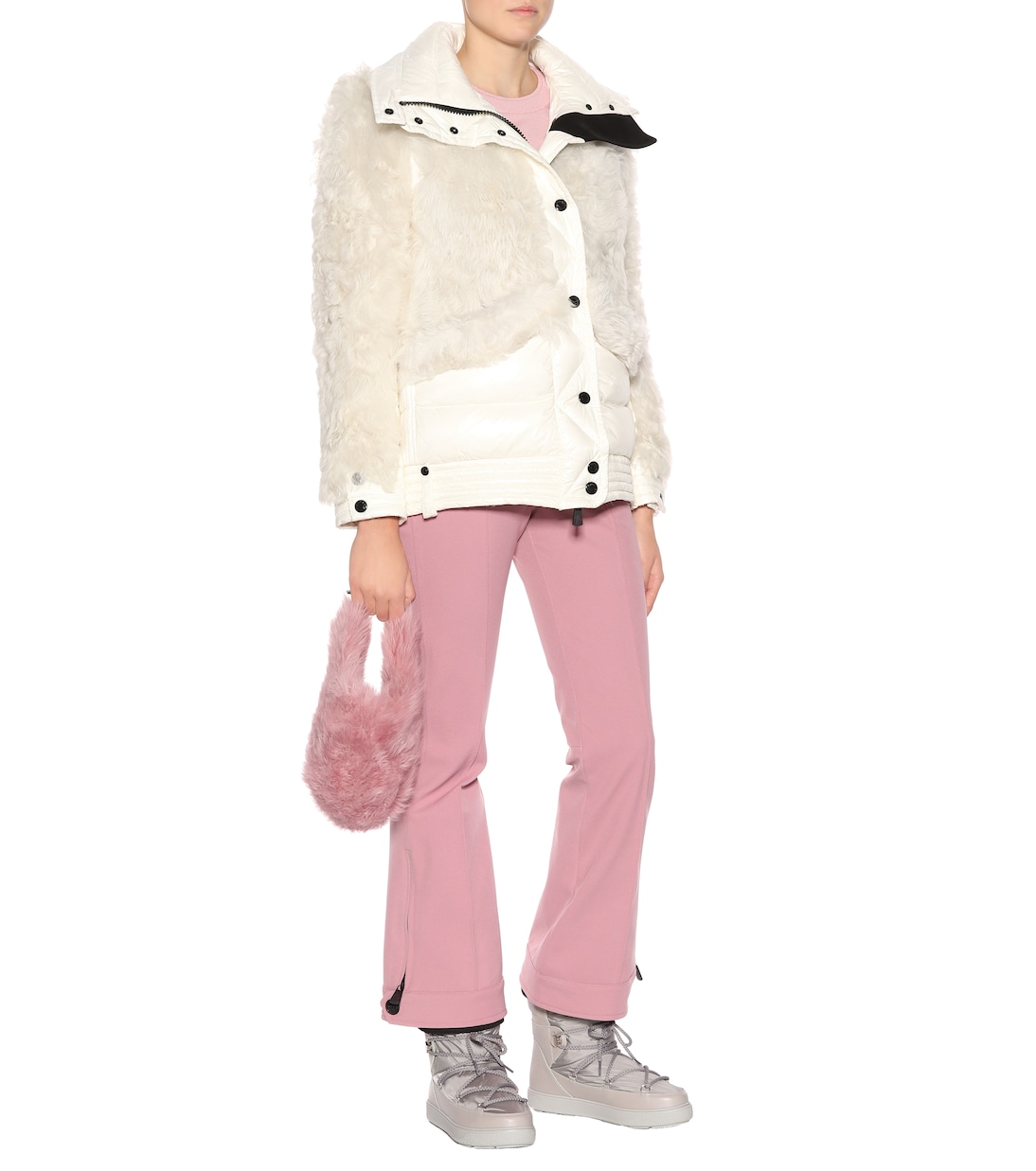 high-rise flared ski trousers | Moncler Grenoble