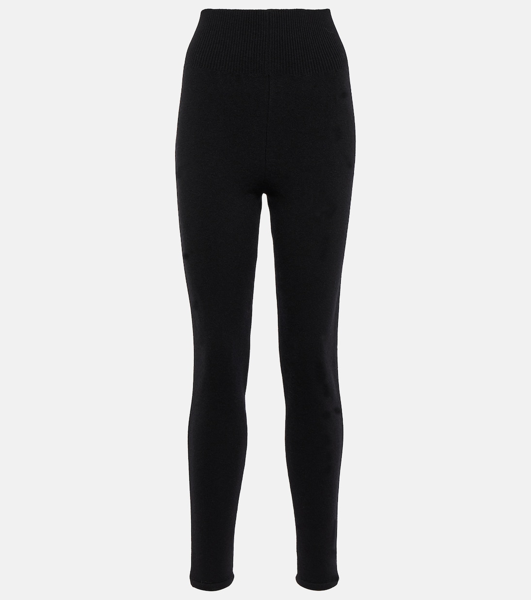 Legging à taille haute en cachemire | Alaïa