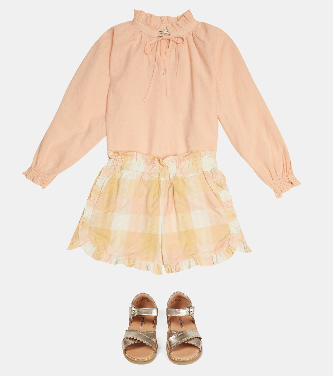 Olimpia checked cotton shorts | The New Society