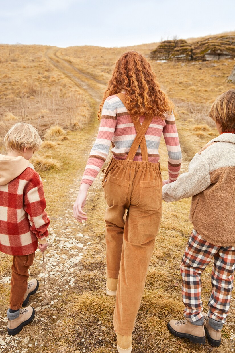 Latzhose aus Baumwoll-Cord | Il Gufo