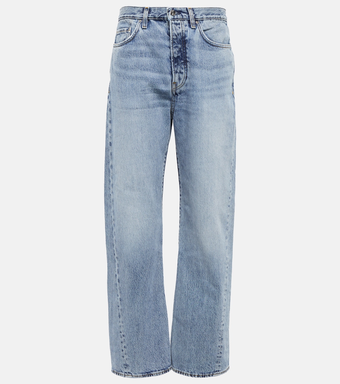 Jeans rectos de tiro alto | Toteme