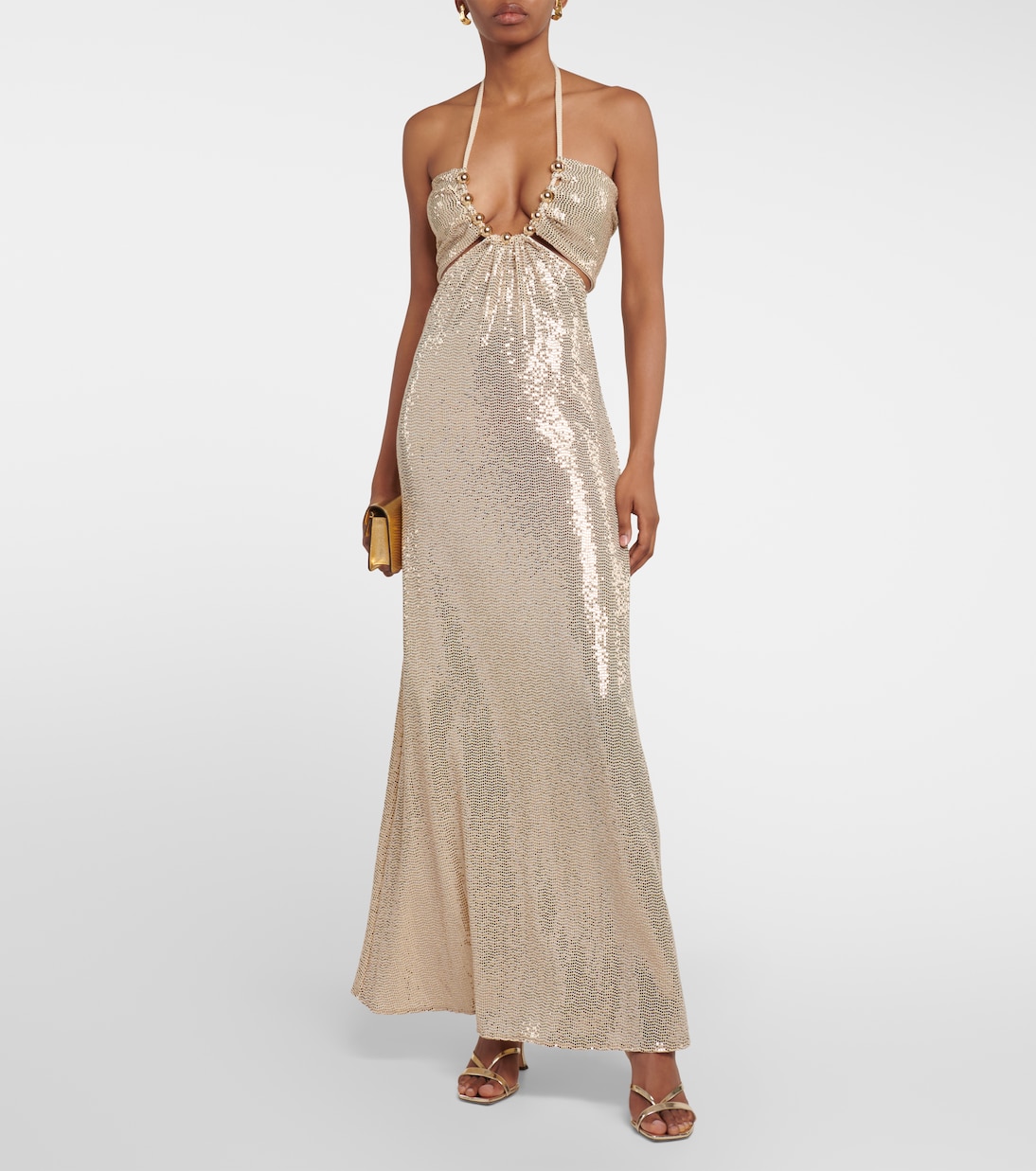 Abito lungo Byonce con paillettes | Dodo Bar Or