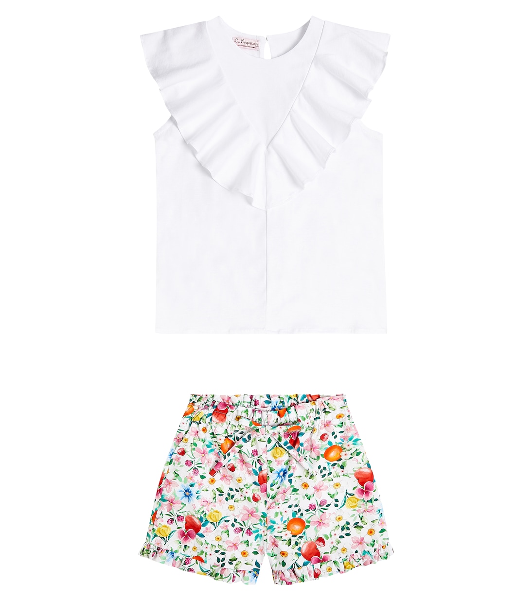 Frida top and Adriana shorts set | La Coqueta