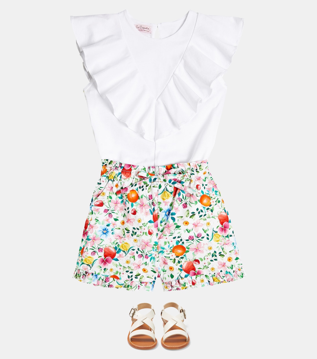 Frida top and Adriana shorts set | La Coqueta