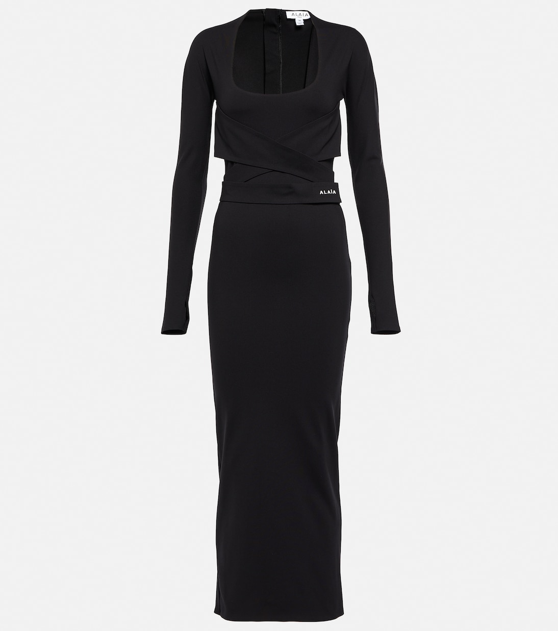 针织中长连衣裙 | Alaïa