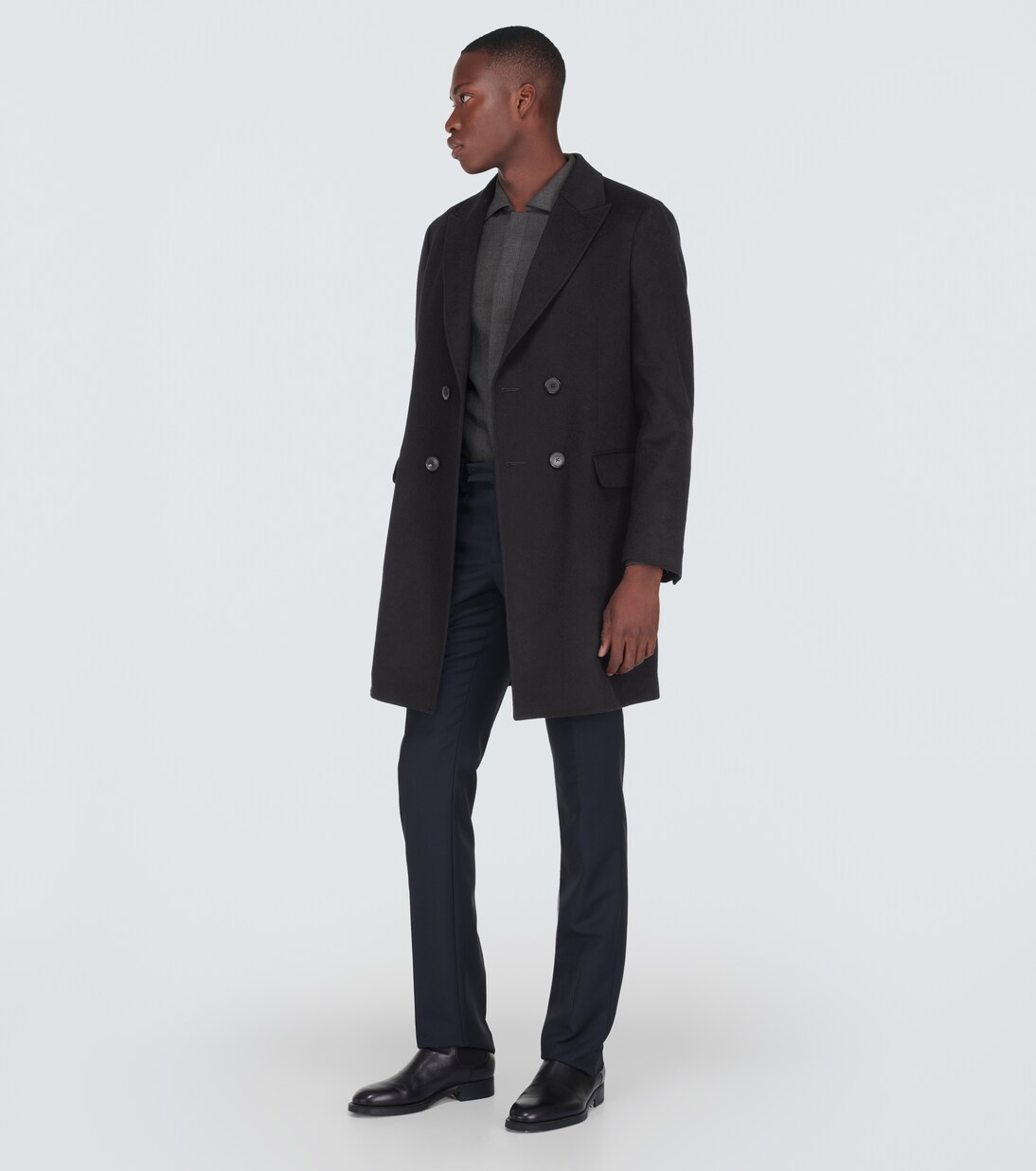 Wool and cashmere-blend coat | Zegna