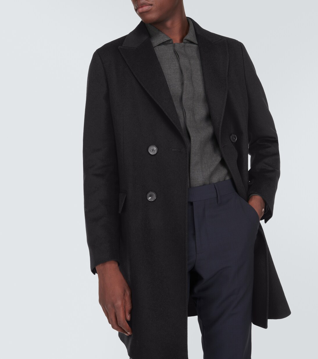 Wool and cashmere-blend coat | Zegna