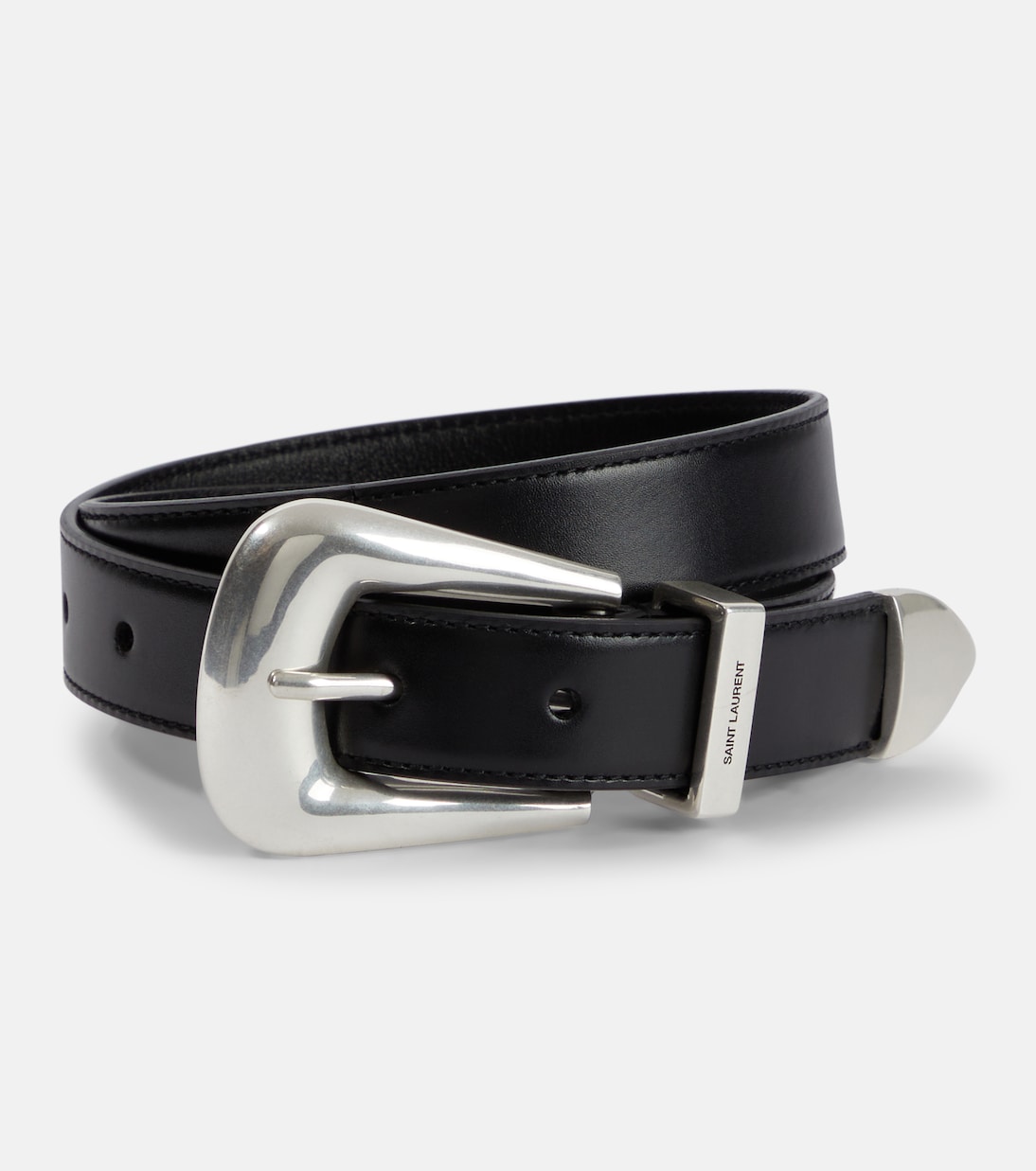 Folk leather belt | Saint Laurent