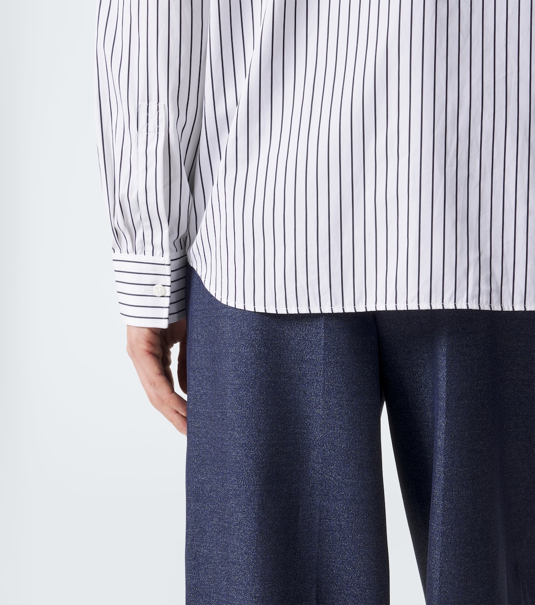 Striped cotton shirt | Bottega Veneta