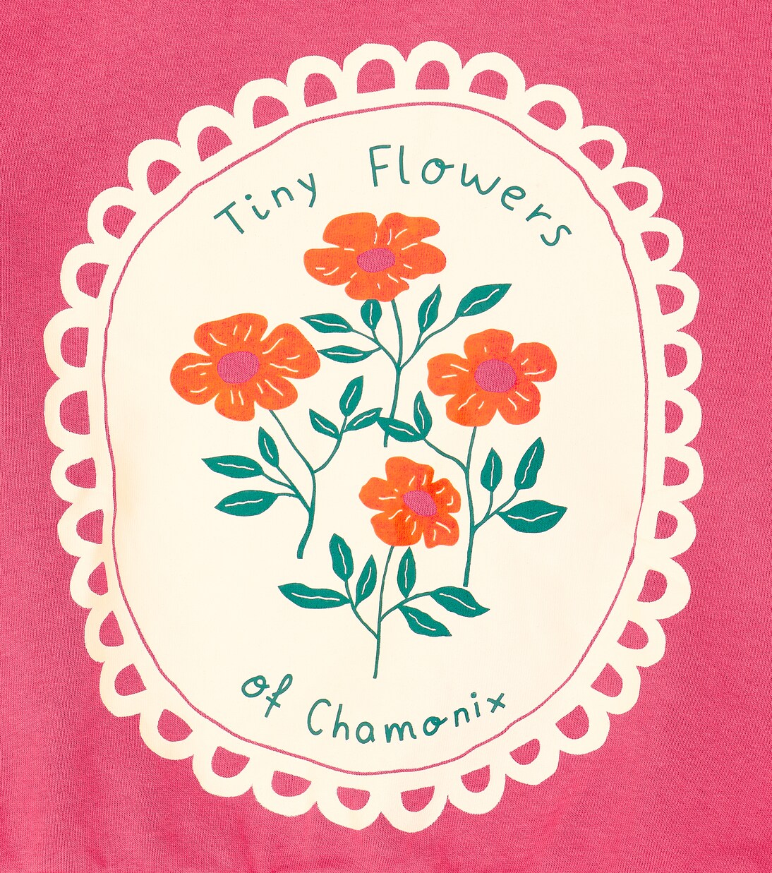 Printed cotton jersey sweatshirt  | Tinycottons