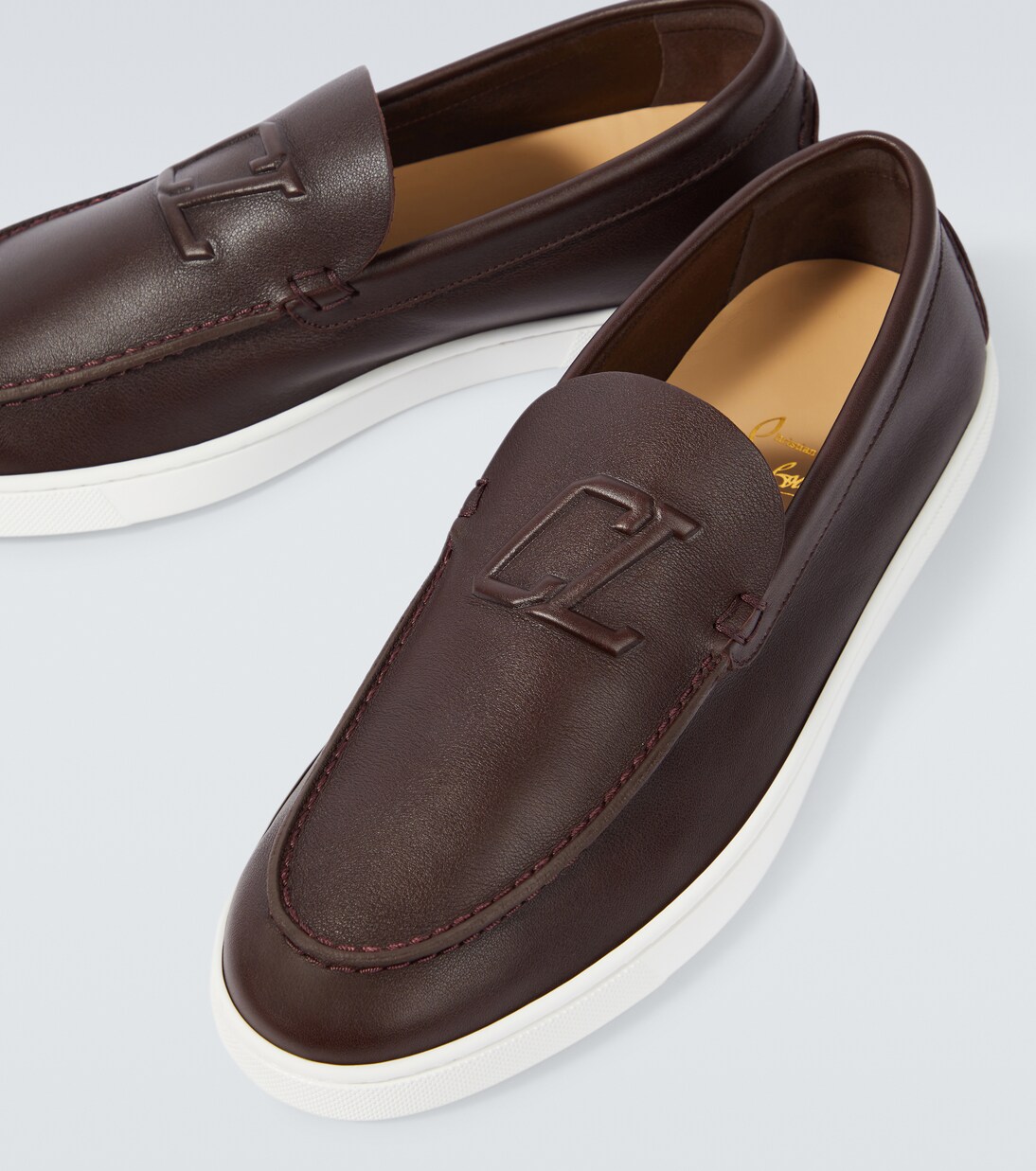 Varsiboat leather boat shoes | Christian Louboutin