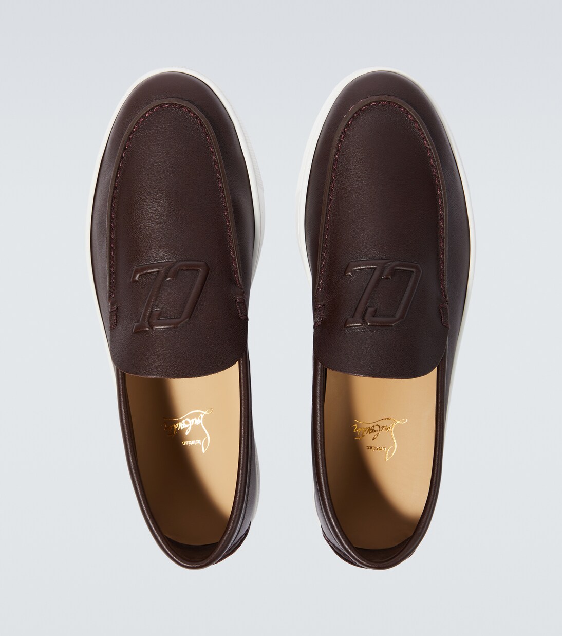 Varsiboat leather boat shoes | Christian Louboutin