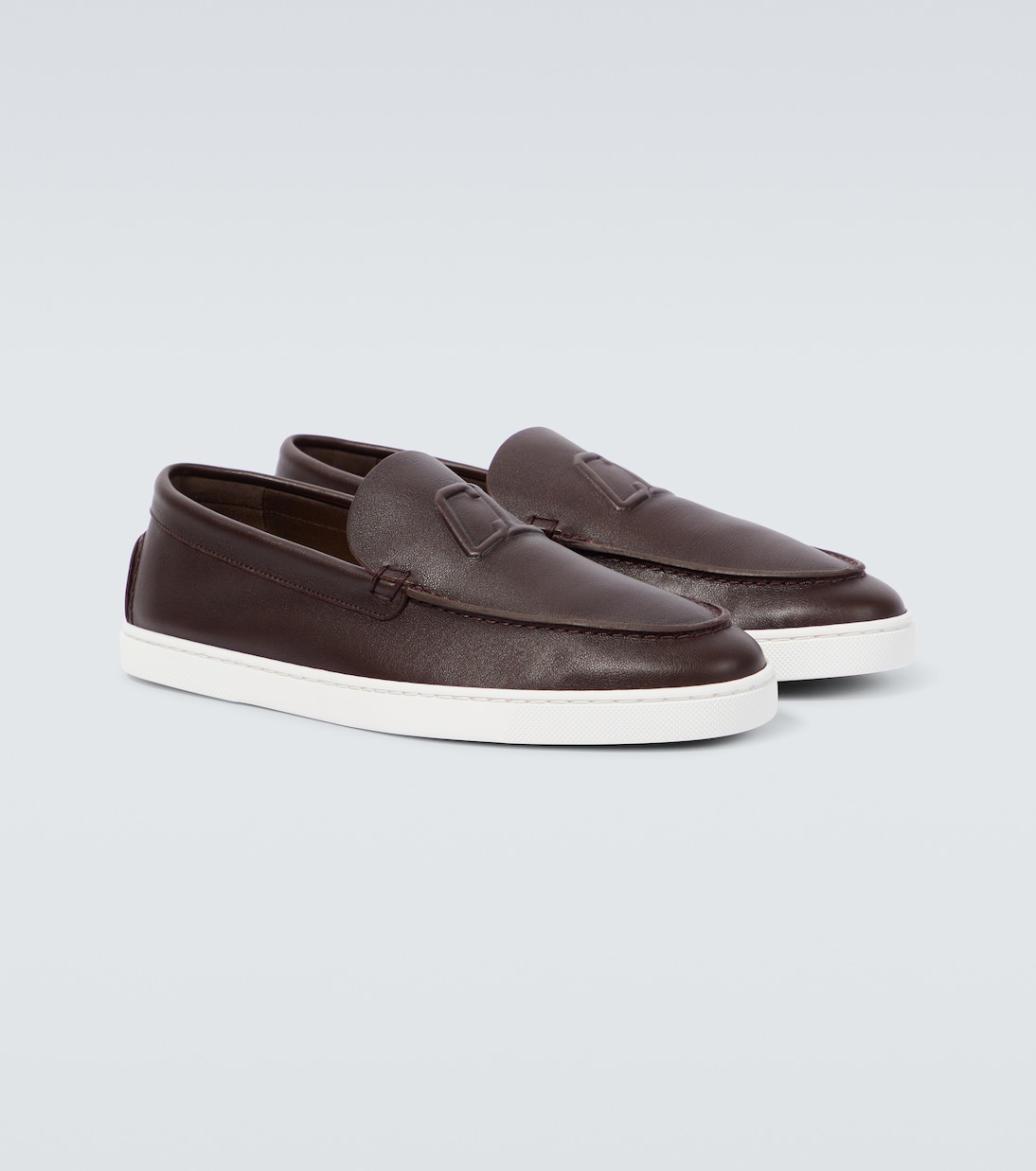Varsiboat leather boat shoes | Christian Louboutin