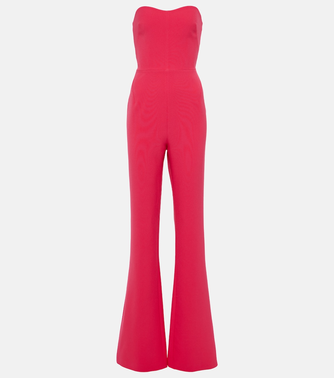Immie strapless crêpe jumpsuit | Safiyaa