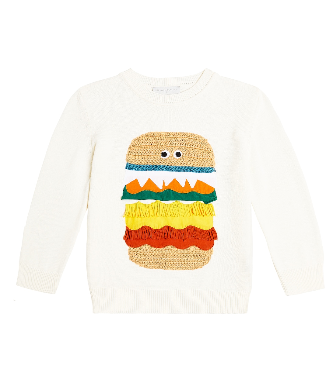 Intarsia cotton sweater | Stella McCartney Kids