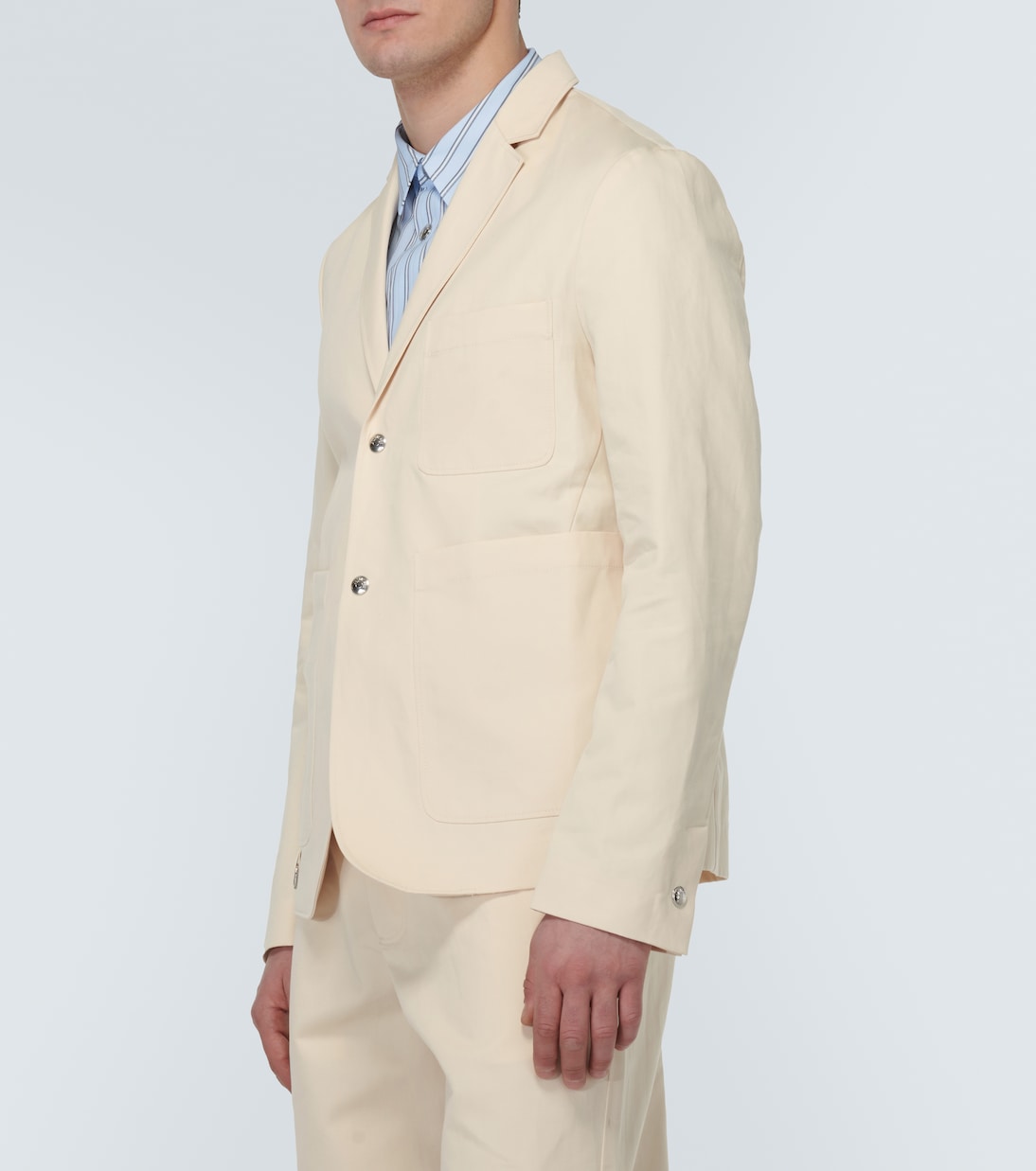 Blazer La Veste Jean en coton et lin | Jacquemus