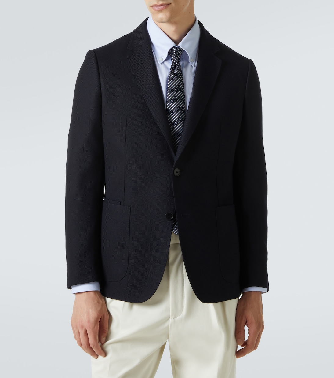 Single-breasted wool blazer | Zegna