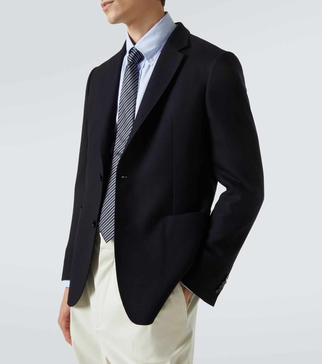 Single-breasted wool blazer | Zegna