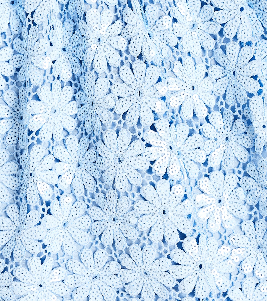 Sequined floral lace guipure dress | Self-Portrait Kids